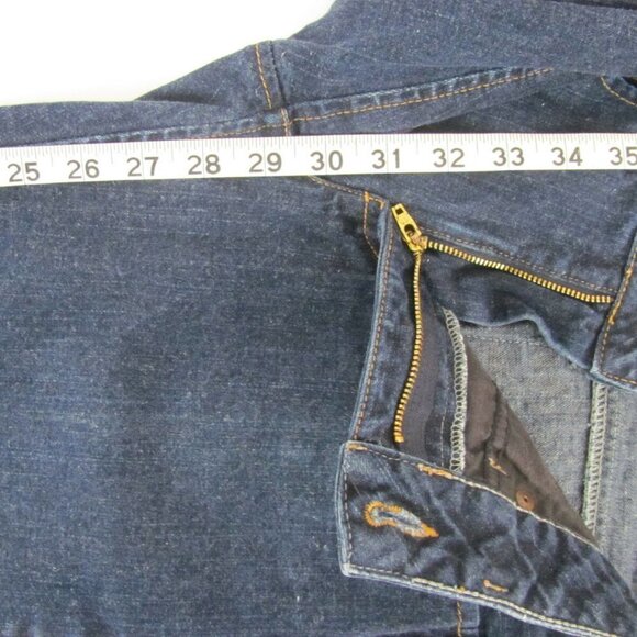 Silver Jeans Women's Size 28 (28 x 29 Measured) Bootcut Dark Wash Slit Leg - Picture 8 of 11